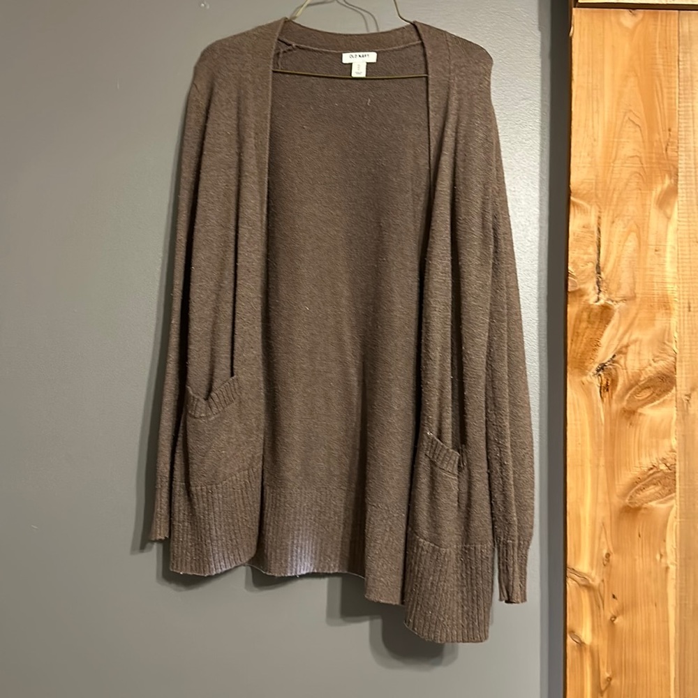 Brown cardigan